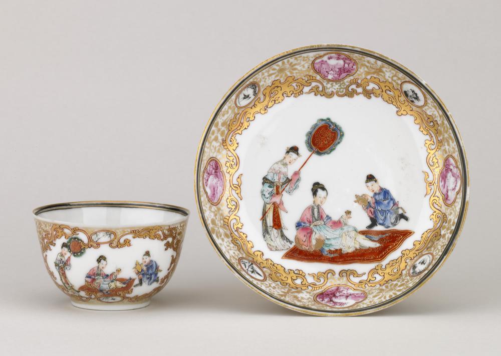 图片[1]-cup; saucer BM-Franks.706.+-China Archive